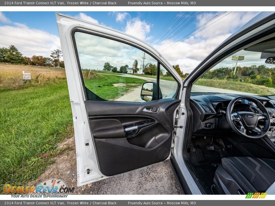 2014 Ford Transit Connect XLT Van Frozen White / Charcoal Black Photo #20