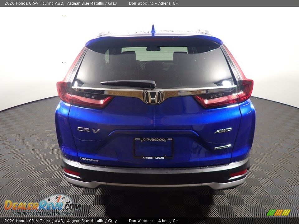 2020 Honda CR-V Touring AWD Aegean Blue Metallic / Gray Photo #16