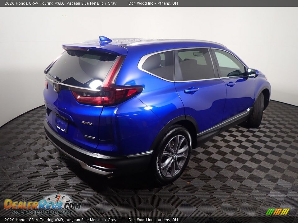 2020 Honda CR-V Touring AWD Aegean Blue Metallic / Gray Photo #21