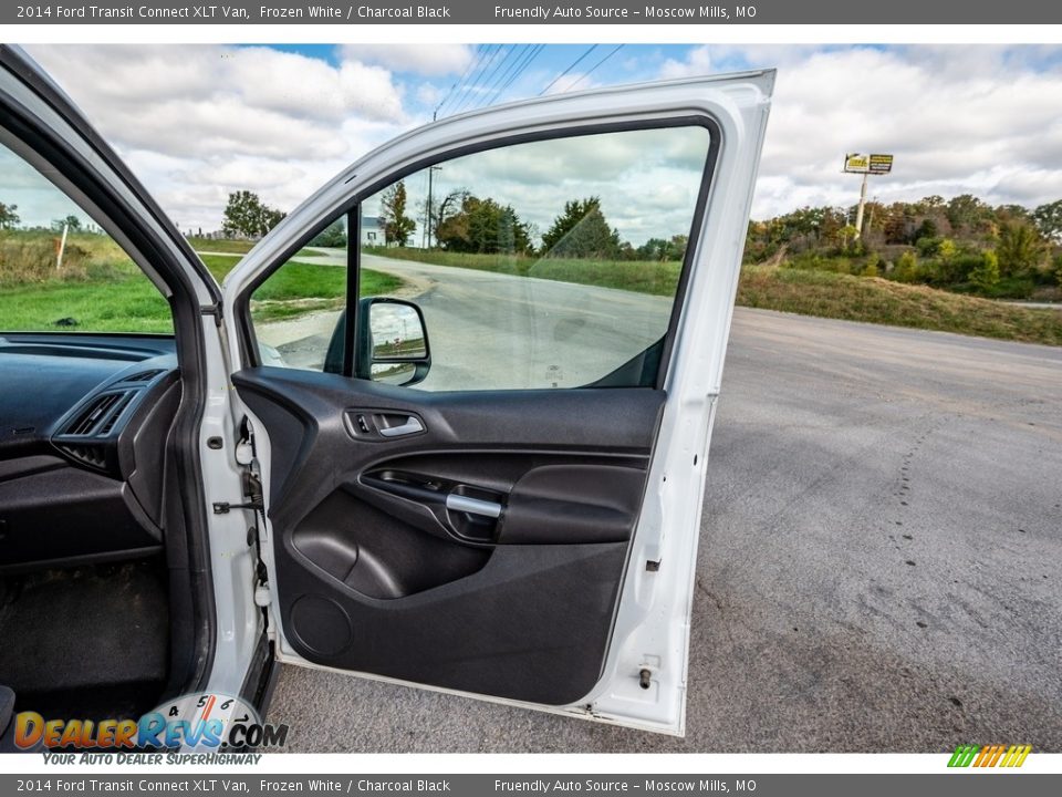 2014 Ford Transit Connect XLT Van Frozen White / Charcoal Black Photo #27