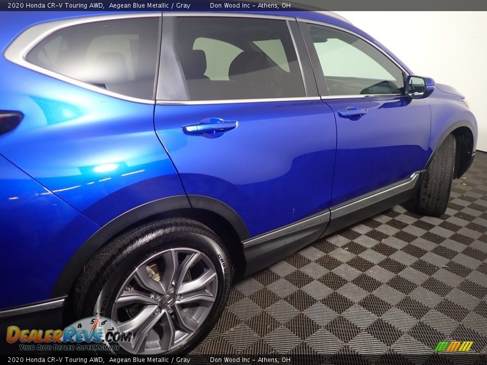 2020 Honda CR-V Touring AWD Aegean Blue Metallic / Gray Photo #23