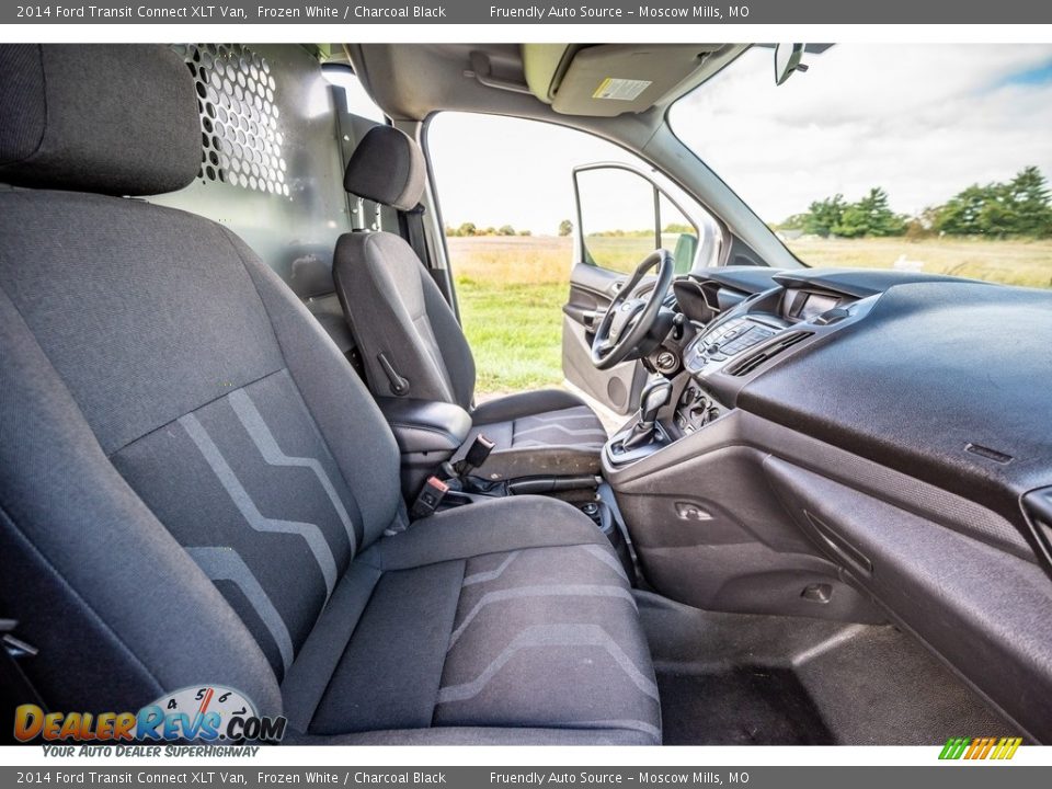 2014 Ford Transit Connect XLT Van Frozen White / Charcoal Black Photo #29