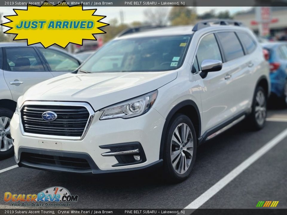 2019 Subaru Ascent Touring Crystal White Pearl / Java Brown Photo #1