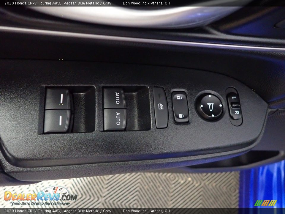 2020 Honda CR-V Touring AWD Aegean Blue Metallic / Gray Photo #25