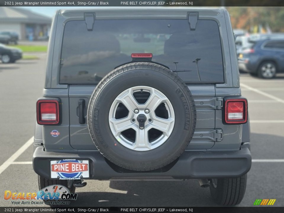 2021 Jeep Wrangler Unlimited Sport 4x4 Sting-Gray / Black Photo #7