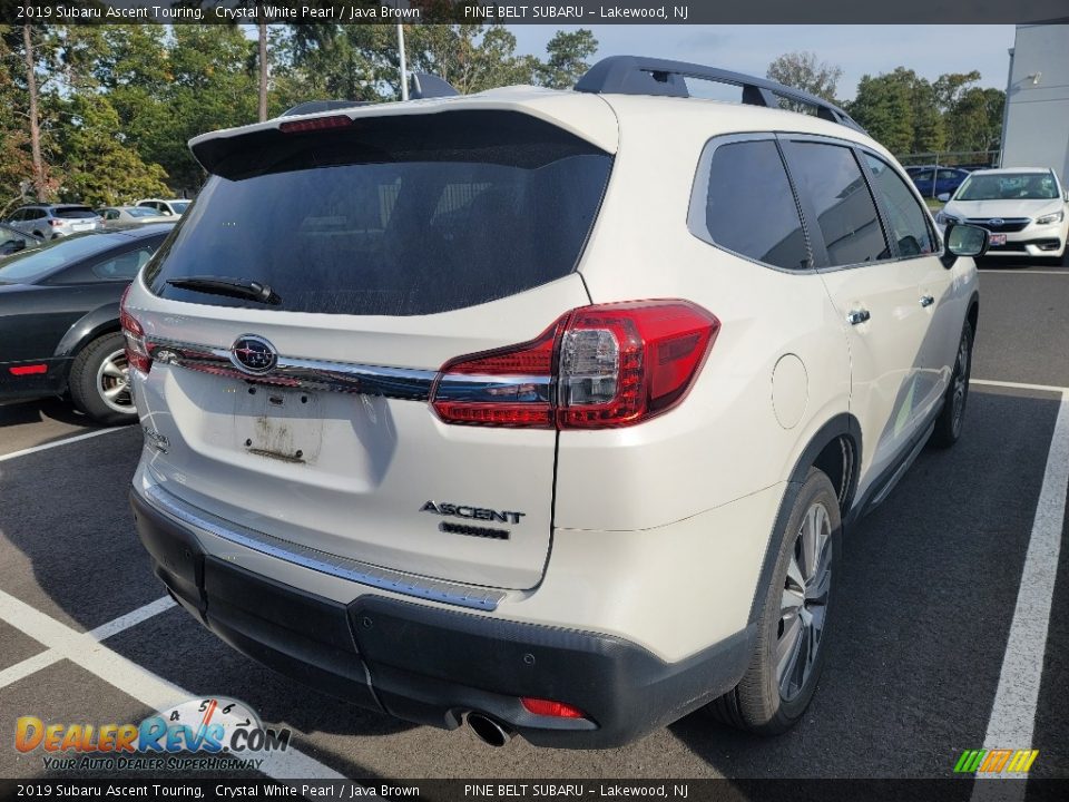 2019 Subaru Ascent Touring Crystal White Pearl / Java Brown Photo #3