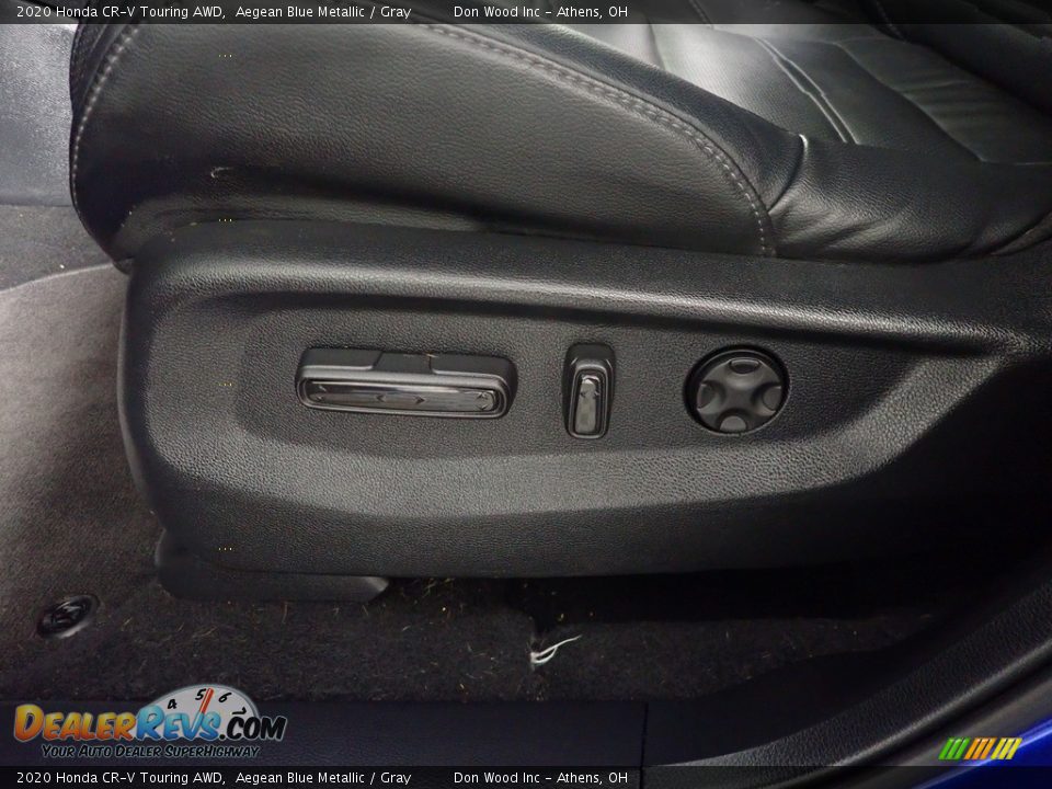 2020 Honda CR-V Touring AWD Aegean Blue Metallic / Gray Photo #27