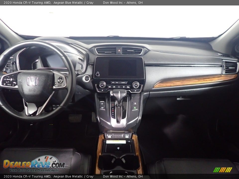 2020 Honda CR-V Touring AWD Aegean Blue Metallic / Gray Photo #29
