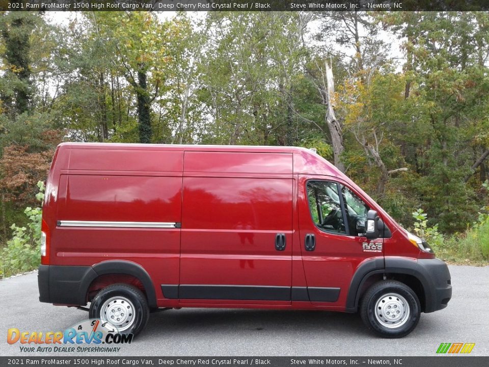 Deep Cherry Red Crystal Pearl 2021 Ram ProMaster 1500 High Roof Cargo Van Photo #5