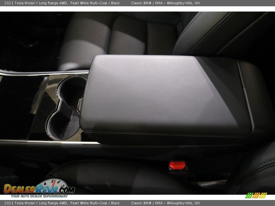 2021 Tesla Model Y Long Range AWD Pearl White Multi-Coat / Black Photo #22