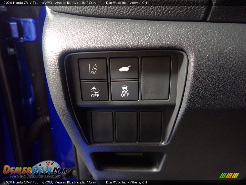 2020 Honda CR-V Touring AWD Aegean Blue Metallic / Gray Photo #35