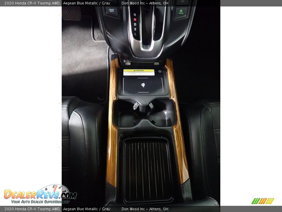 2020 Honda CR-V Touring AWD Aegean Blue Metallic / Gray Photo #36