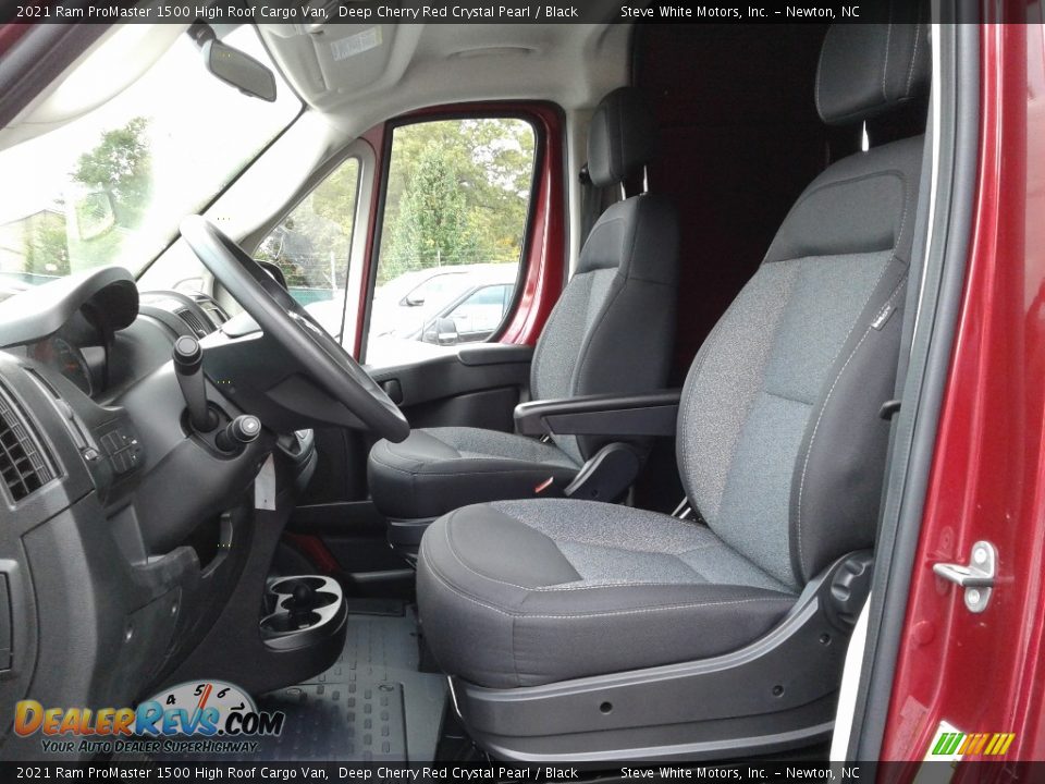 Black Interior - 2021 Ram ProMaster 1500 High Roof Cargo Van Photo #10