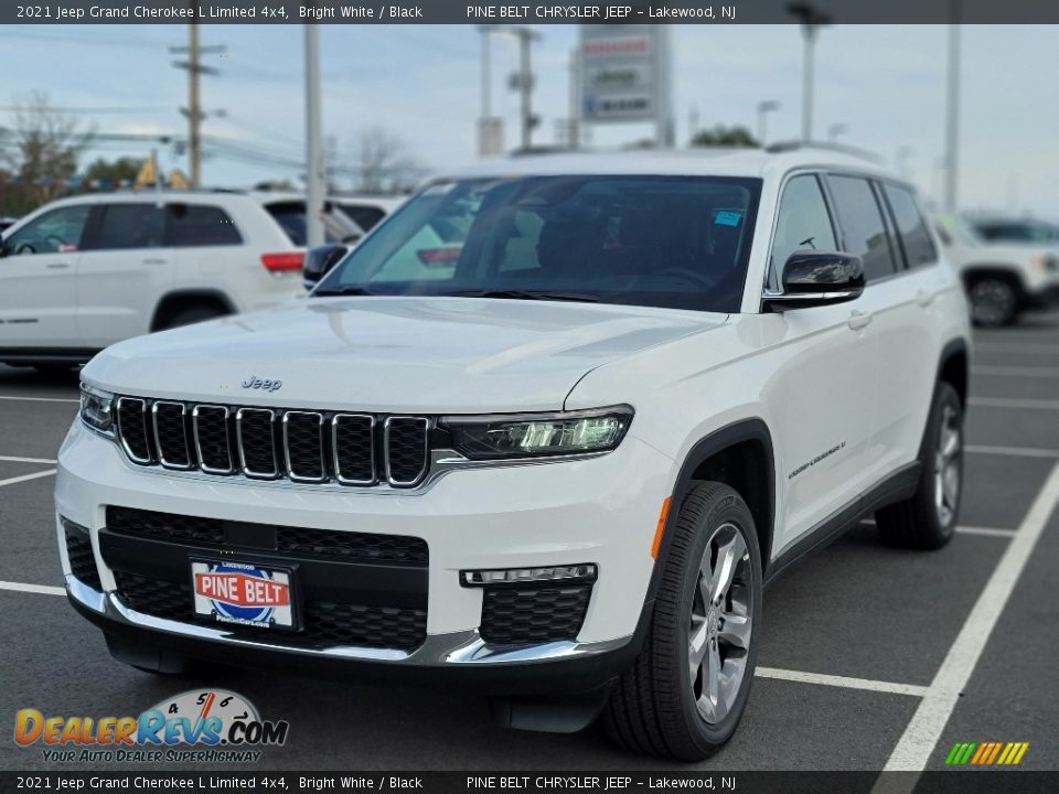 2021 Jeep Grand Cherokee L Limited 4x4 Bright White / Black Photo #1