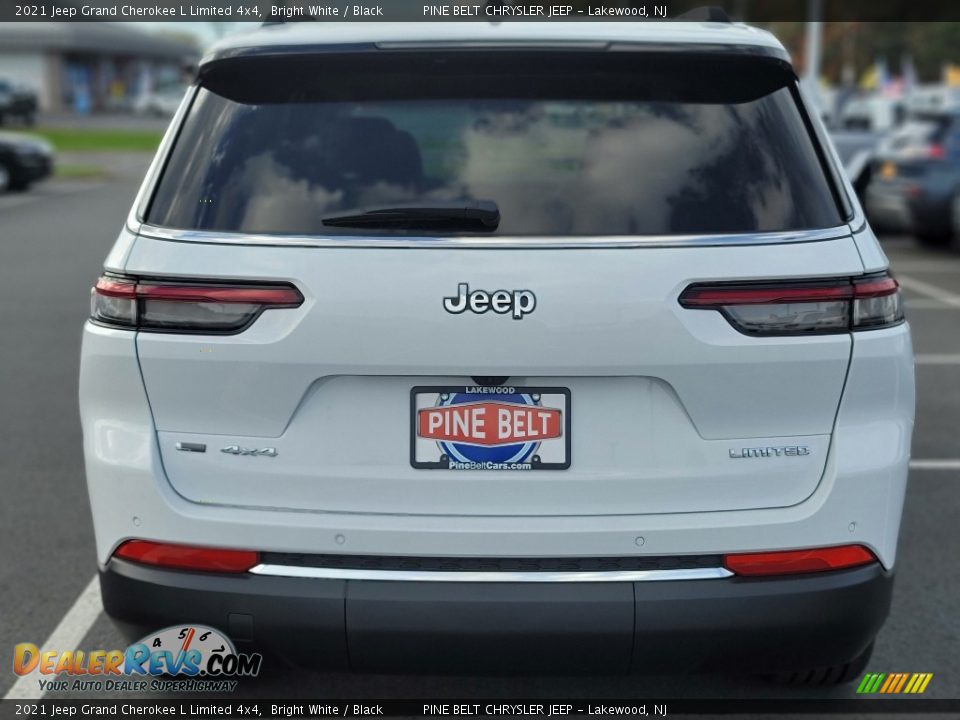 2021 Jeep Grand Cherokee L Limited 4x4 Bright White / Black Photo #7