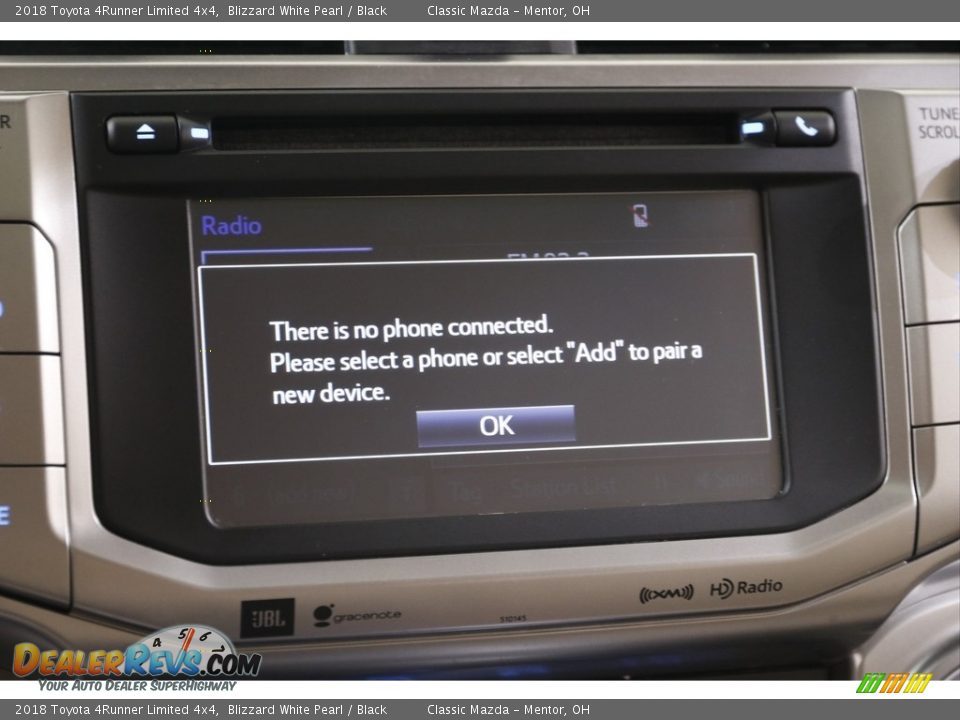 2018 Toyota 4Runner Limited 4x4 Blizzard White Pearl / Black Photo #11