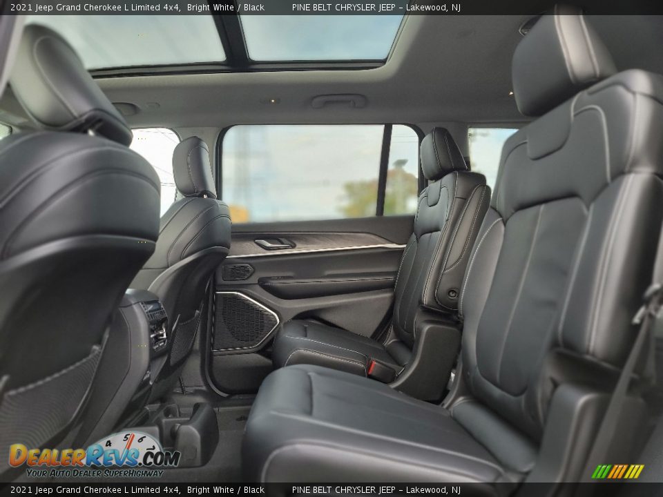 2021 Jeep Grand Cherokee L Limited 4x4 Bright White / Black Photo #10