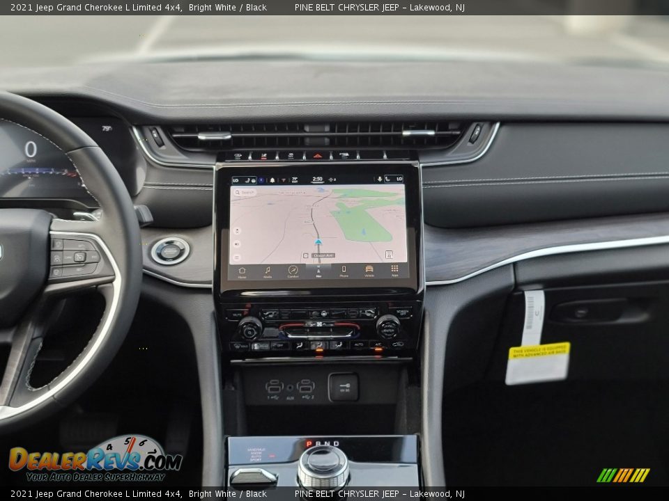 2021 Jeep Grand Cherokee L Limited 4x4 Bright White / Black Photo #12