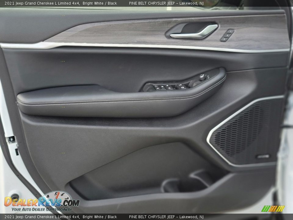 2021 Jeep Grand Cherokee L Limited 4x4 Bright White / Black Photo #13