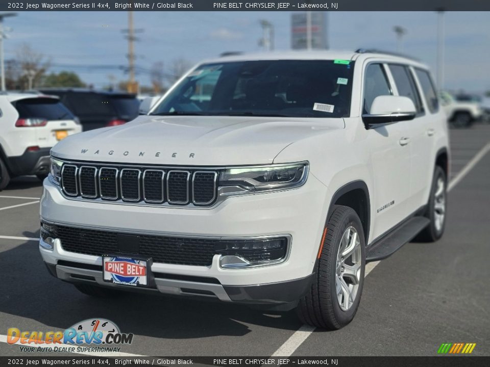 2022 Jeep Wagoneer Series II 4x4 Bright White / Global Black Photo #1