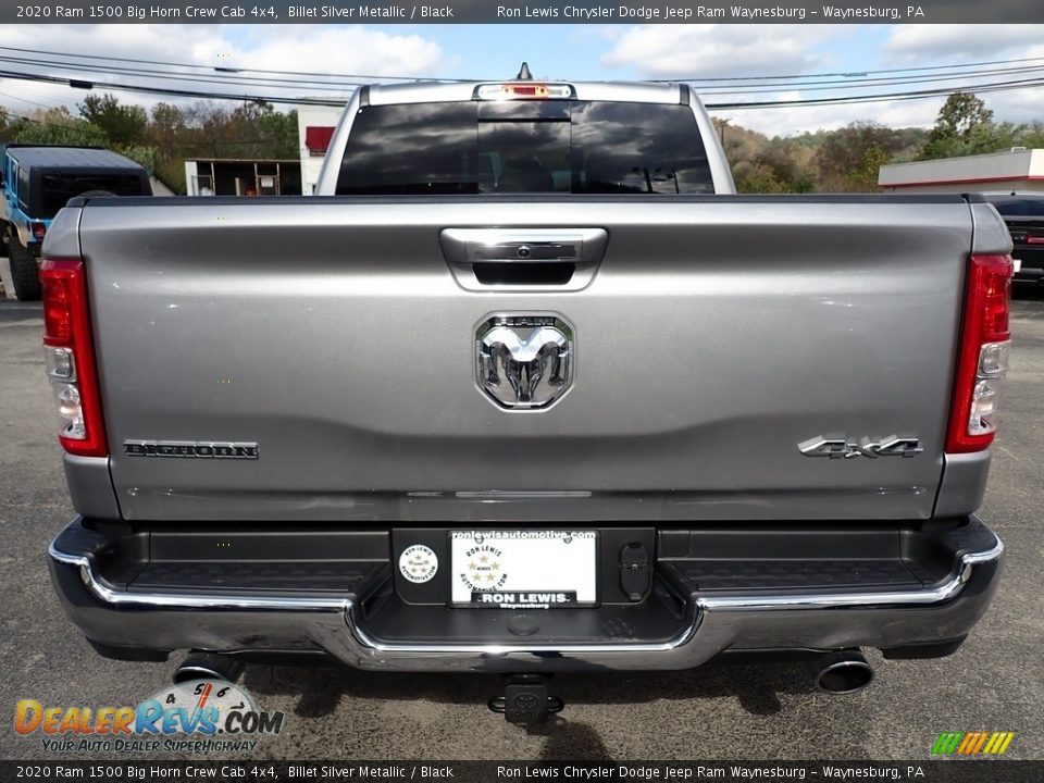 2020 Ram 1500 Big Horn Crew Cab 4x4 Billet Silver Metallic / Black Photo #4