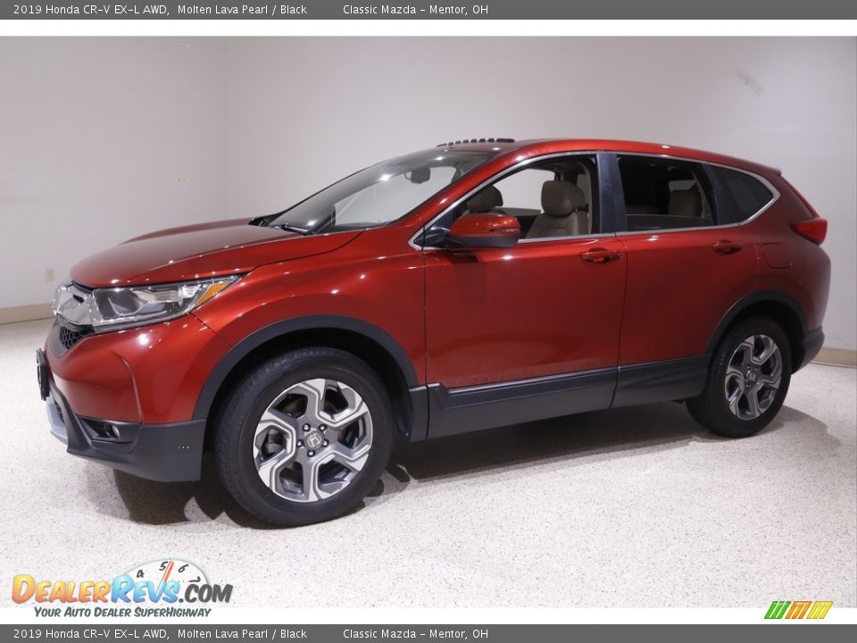 2019 Honda CR-V EX-L AWD Molten Lava Pearl / Black Photo #3