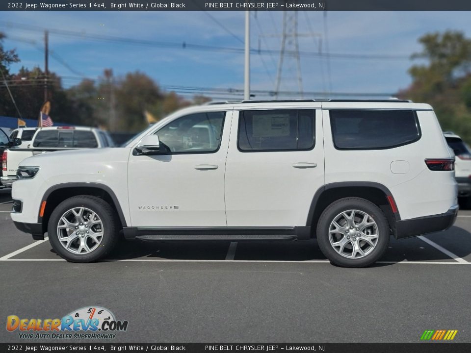 2022 Jeep Wagoneer Series II 4x4 Bright White / Global Black Photo #4