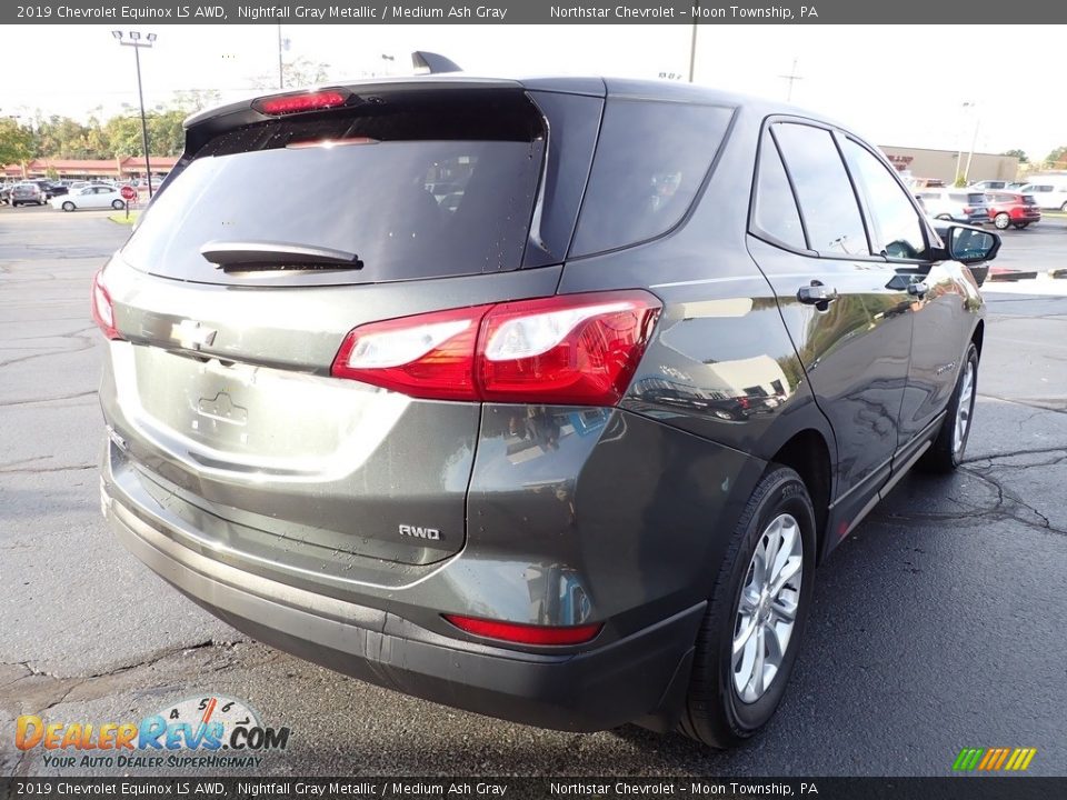 2019 Chevrolet Equinox LS AWD Nightfall Gray Metallic / Medium Ash Gray Photo #8