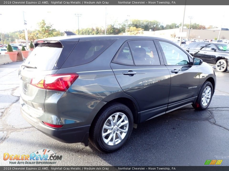 2019 Chevrolet Equinox LS AWD Nightfall Gray Metallic / Medium Ash Gray Photo #9