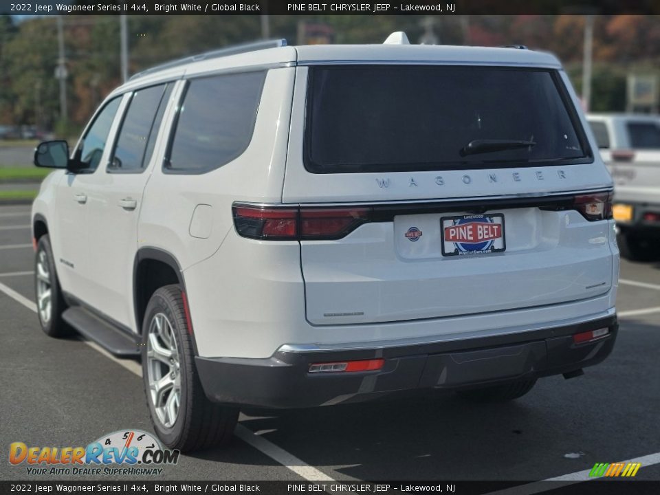 2022 Jeep Wagoneer Series II 4x4 Bright White / Global Black Photo #6