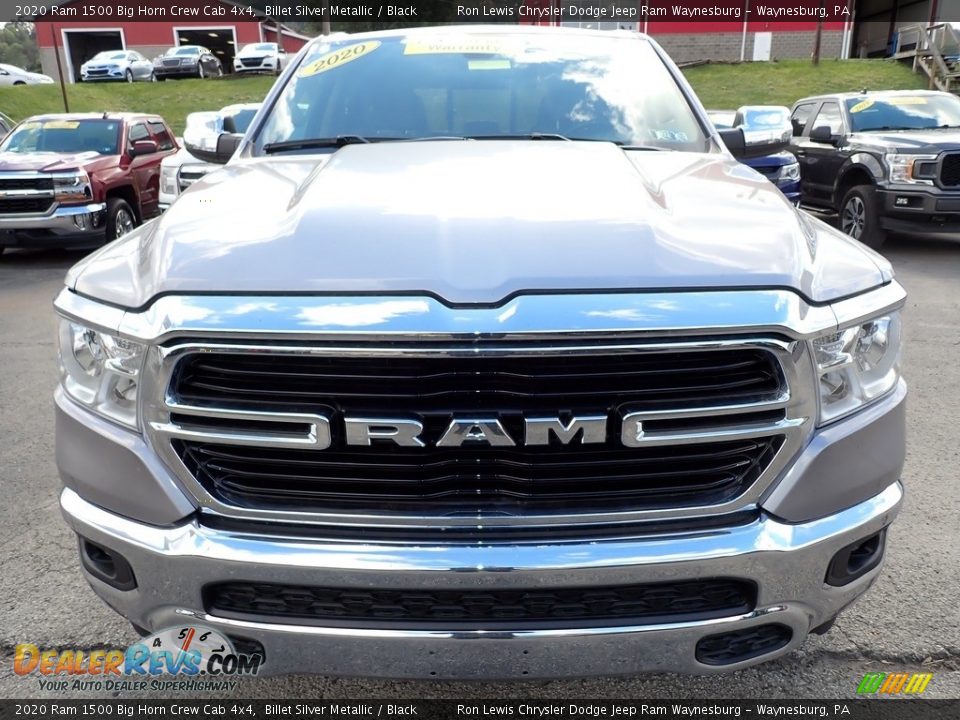 2020 Ram 1500 Big Horn Crew Cab 4x4 Billet Silver Metallic / Black Photo #8