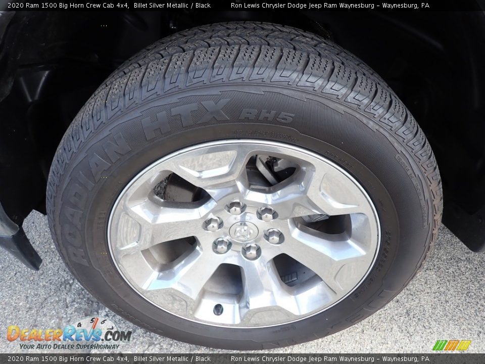 2020 Ram 1500 Big Horn Crew Cab 4x4 Billet Silver Metallic / Black Photo #9