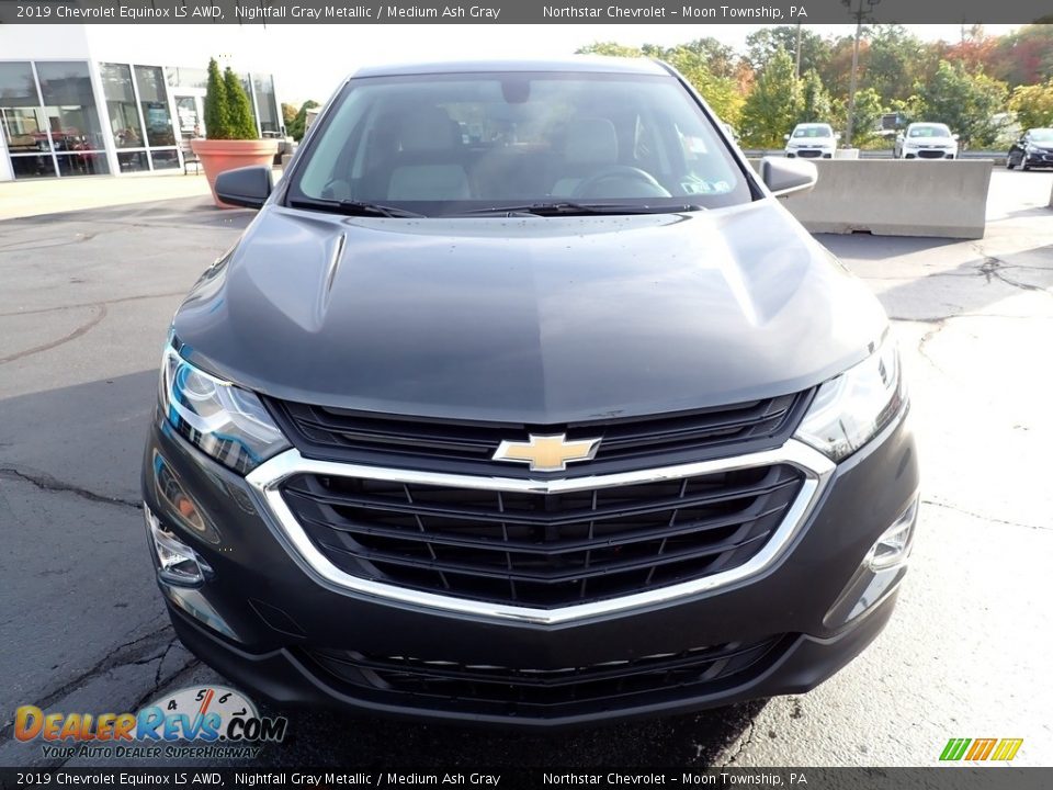 2019 Chevrolet Equinox LS AWD Nightfall Gray Metallic / Medium Ash Gray Photo #13