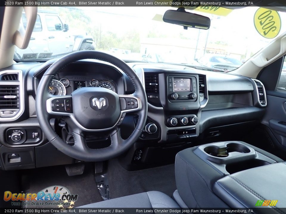 2020 Ram 1500 Big Horn Crew Cab 4x4 Billet Silver Metallic / Black Photo #13
