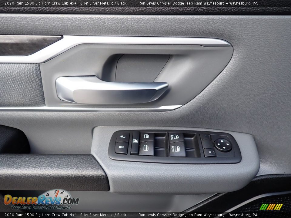 2020 Ram 1500 Big Horn Crew Cab 4x4 Billet Silver Metallic / Black Photo #14