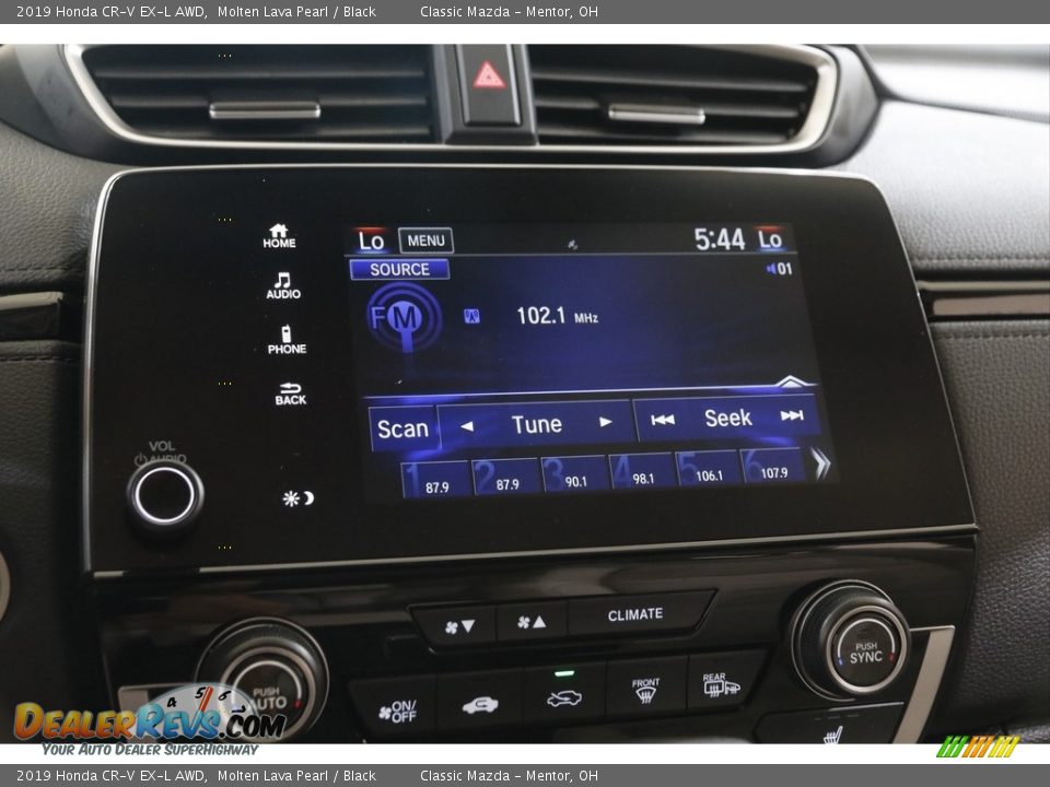 2019 Honda CR-V EX-L AWD Molten Lava Pearl / Black Photo #14