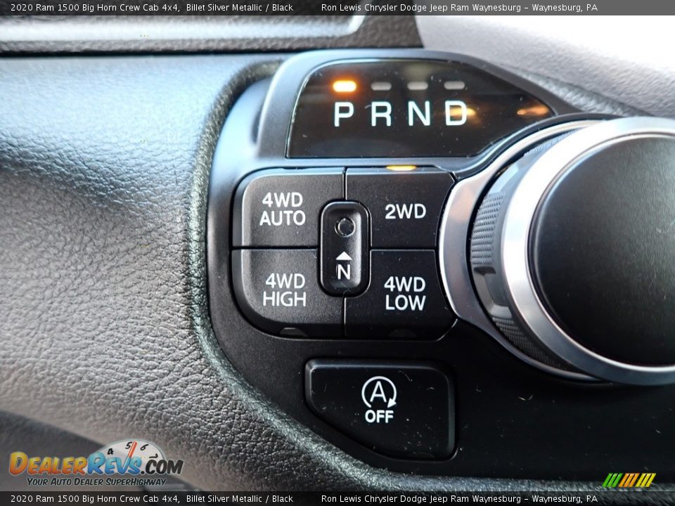 2020 Ram 1500 Big Horn Crew Cab 4x4 Billet Silver Metallic / Black Photo #16