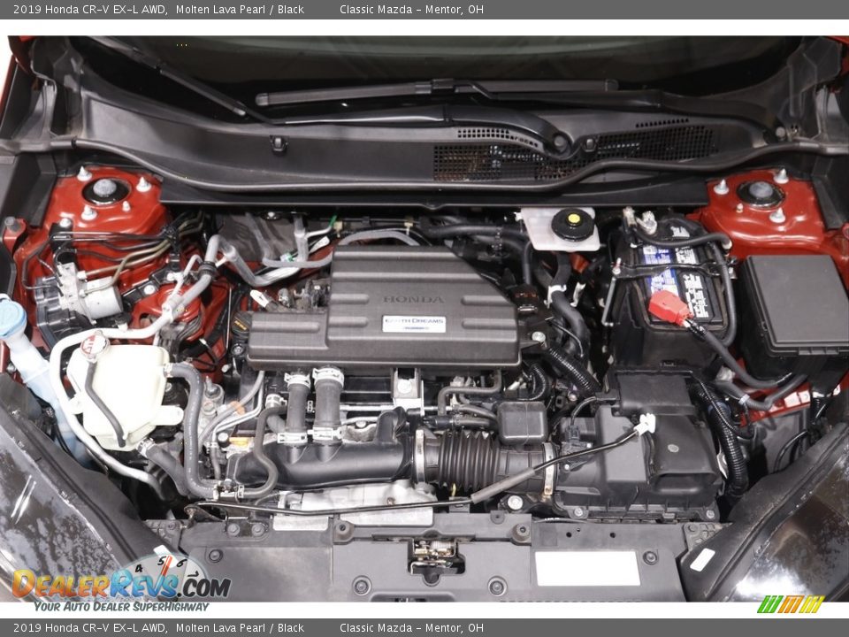 2019 Honda CR-V EX-L AWD Molten Lava Pearl / Black Photo #20