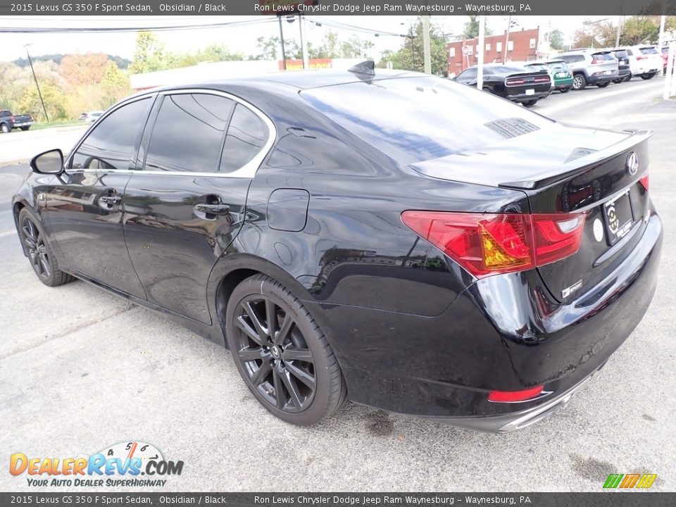 2015 Lexus GS 350 F Sport Sedan Obsidian / Black Photo #3