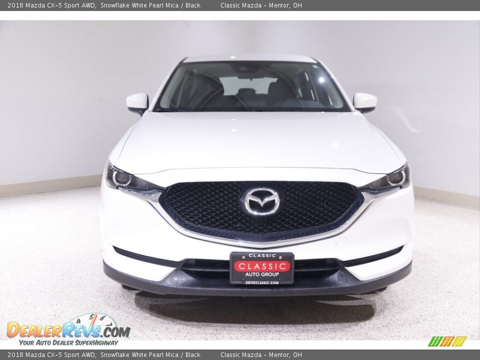 2018 Mazda CX-5 Sport AWD Snowflake White Pearl Mica / Black Photo #2