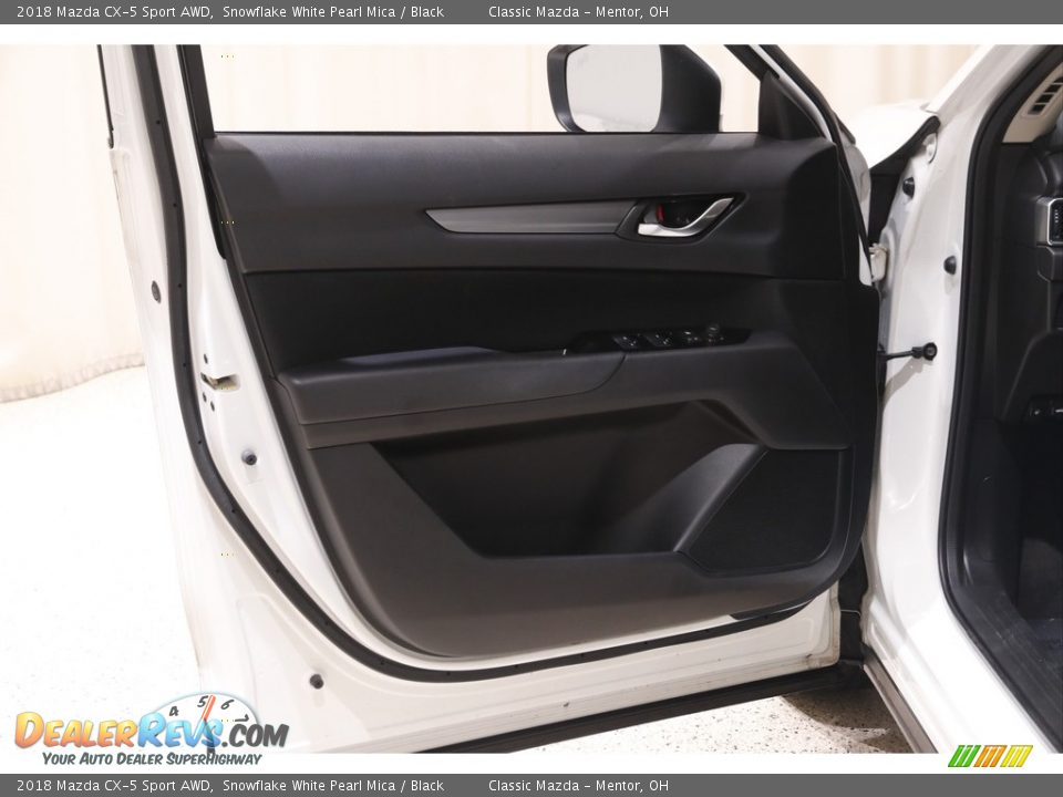 2018 Mazda CX-5 Sport AWD Snowflake White Pearl Mica / Black Photo #4