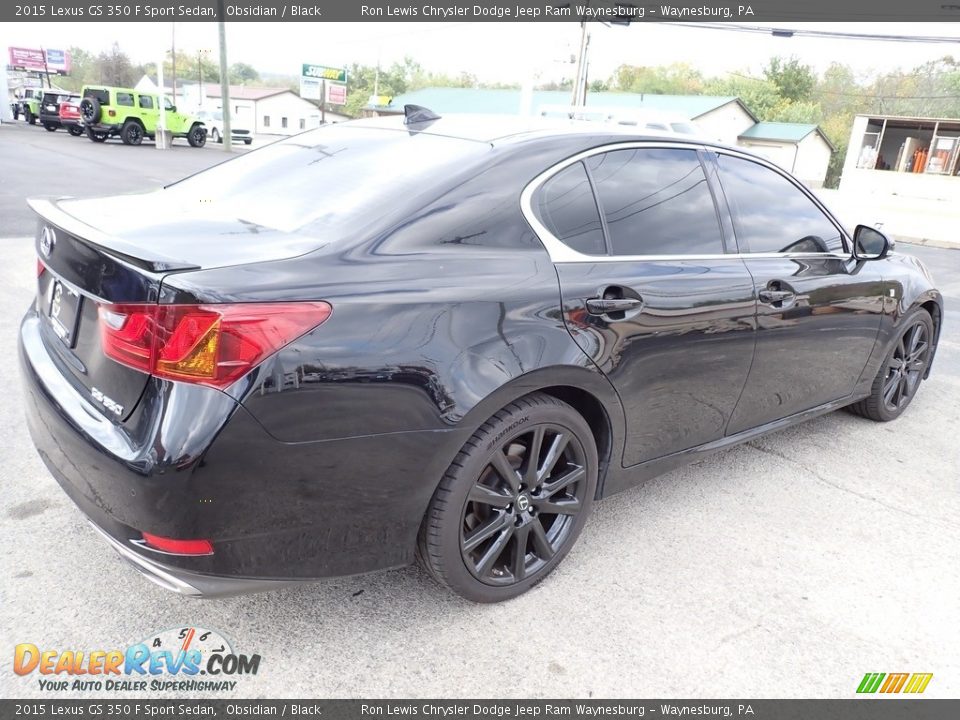 2015 Lexus GS 350 F Sport Sedan Obsidian / Black Photo #6