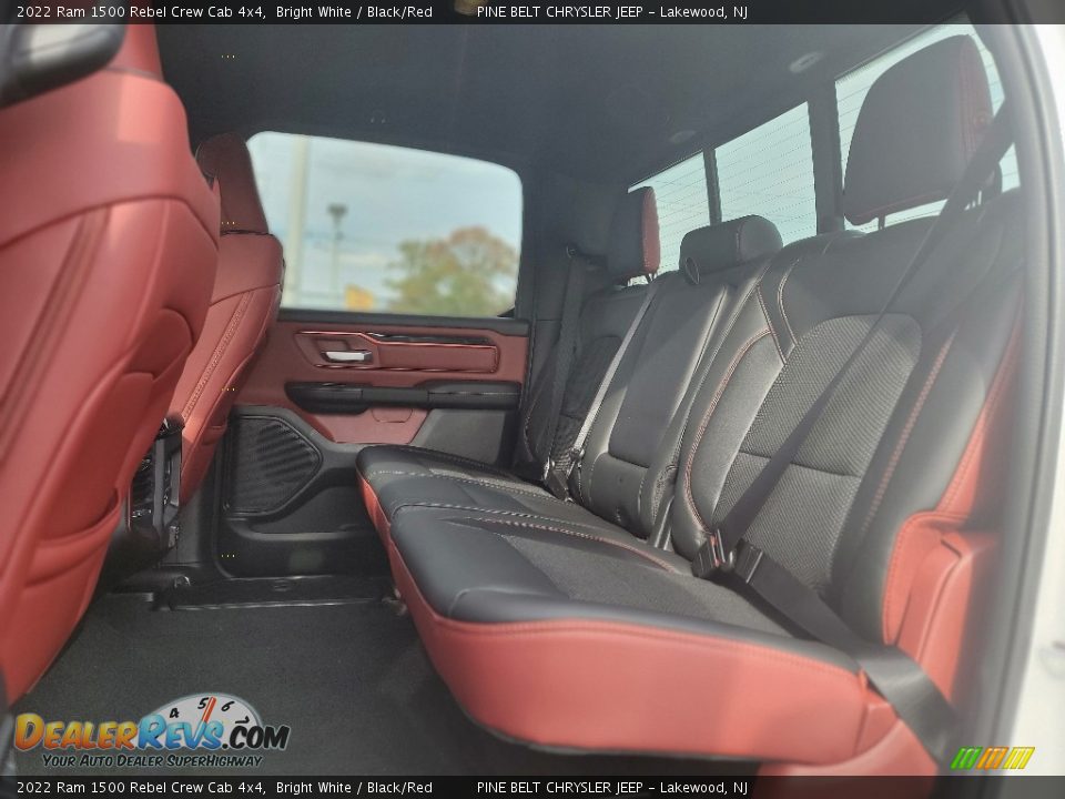 Rear Seat of 2022 Ram 1500 Rebel Crew Cab 4x4 Photo #10