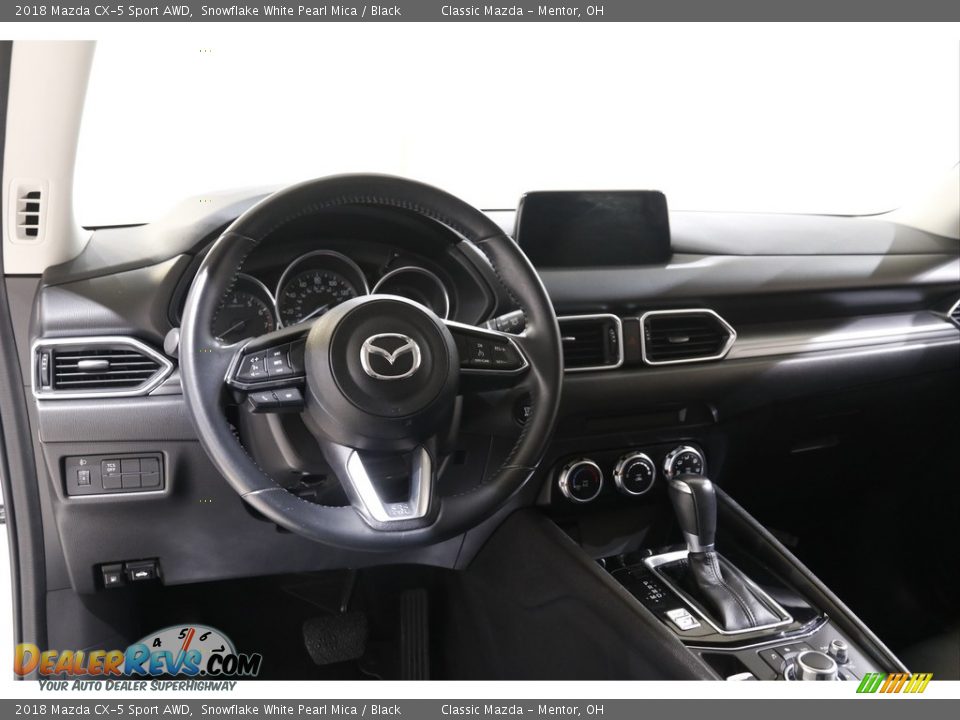 2018 Mazda CX-5 Sport AWD Snowflake White Pearl Mica / Black Photo #6