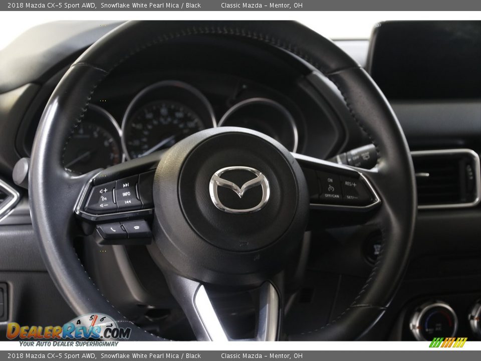 2018 Mazda CX-5 Sport AWD Snowflake White Pearl Mica / Black Photo #7