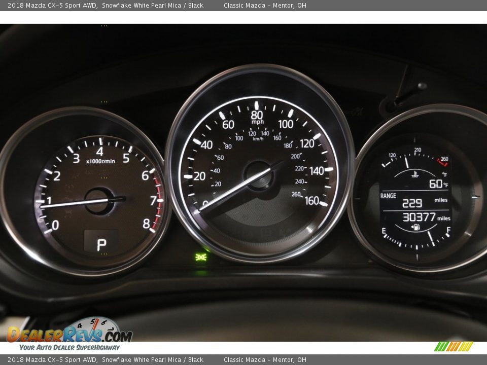 2018 Mazda CX-5 Sport AWD Snowflake White Pearl Mica / Black Photo #8
