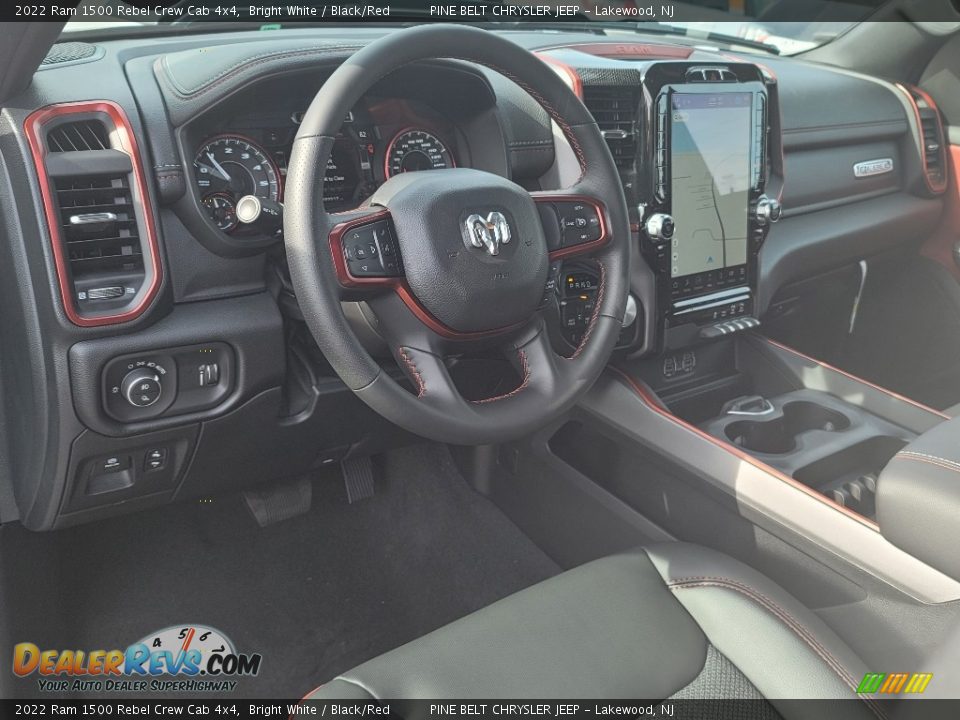 Dashboard of 2022 Ram 1500 Rebel Crew Cab 4x4 Photo #14