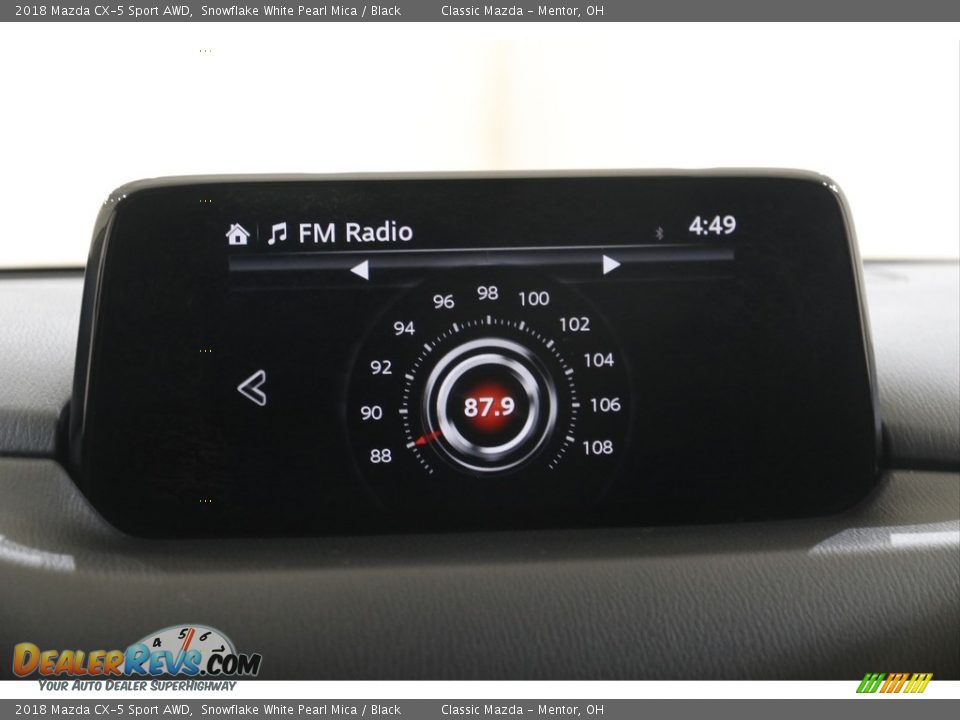2018 Mazda CX-5 Sport AWD Snowflake White Pearl Mica / Black Photo #11