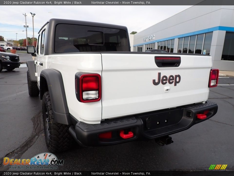 2020 Jeep Gladiator Rubicon 4x4 Bright White / Black Photo #5