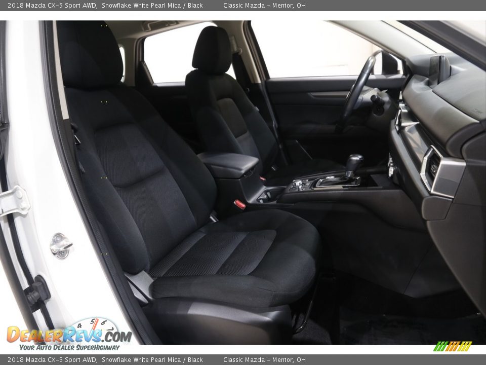 2018 Mazda CX-5 Sport AWD Snowflake White Pearl Mica / Black Photo #13